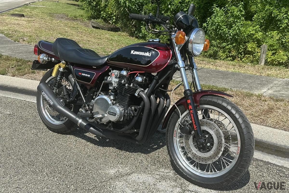 米国オークションに登場、落札された1977年式カワサキ「KZ1000」