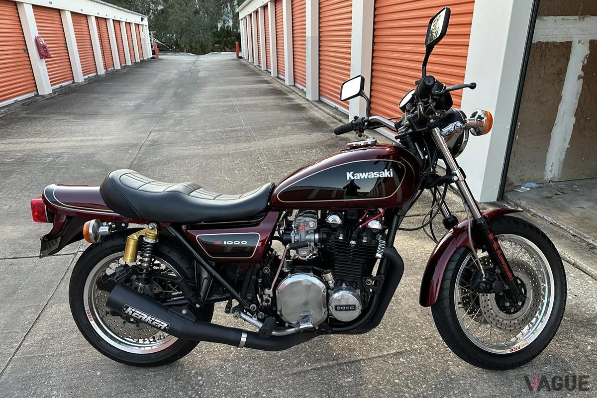 米国オークションに登場、落札された1977年式カワサキ「KZ1000」