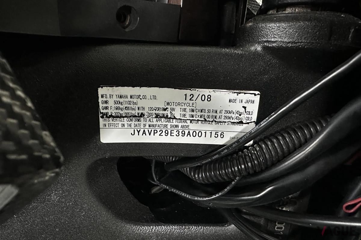 米国オークションに登場、落札された2009年式ヤマハ「VMAX」
