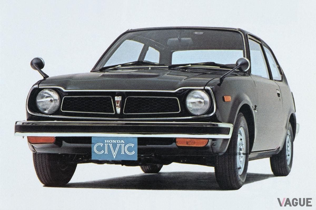 1973年8月31日に発表されたホンダ初代「シビック」3ドア GL 