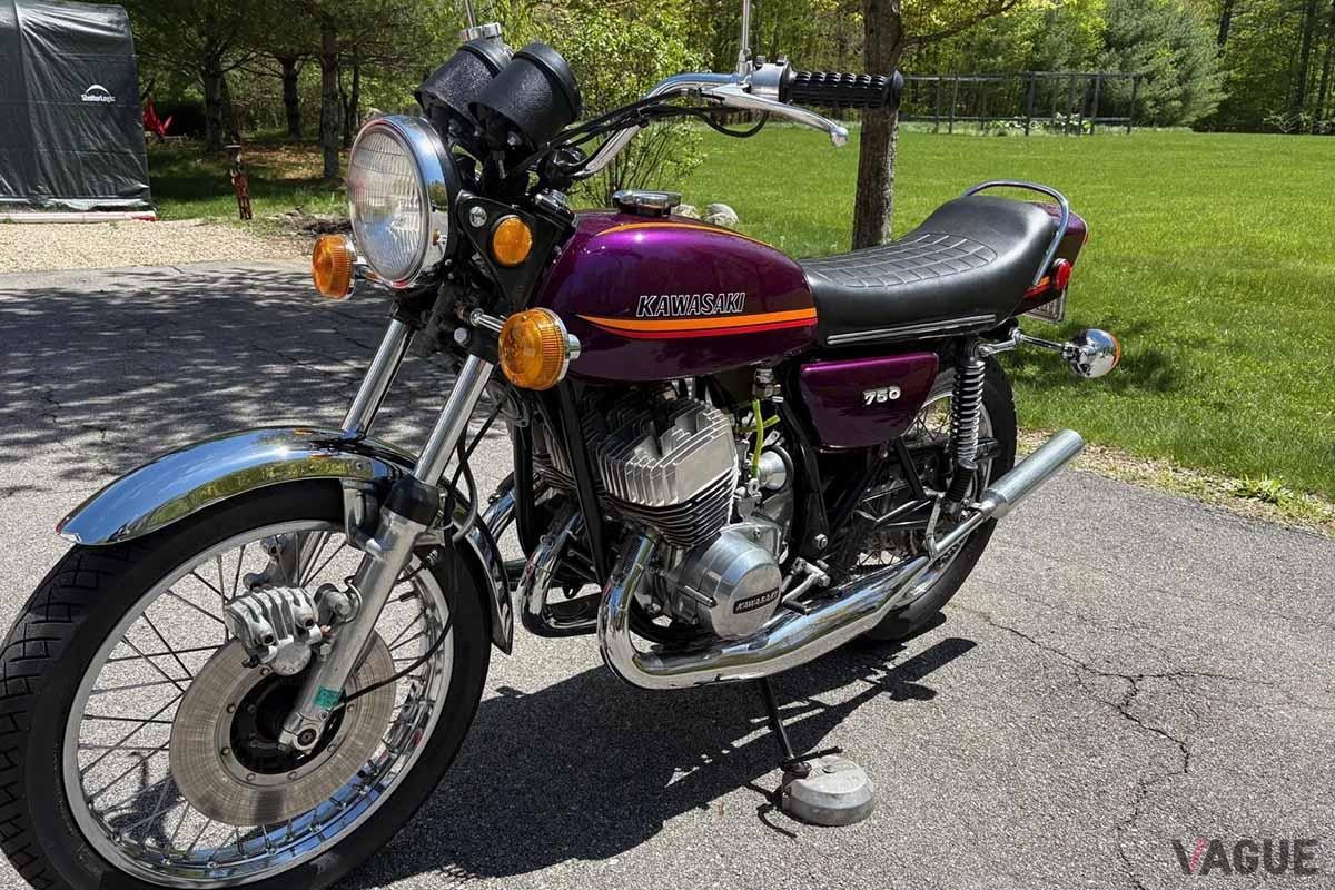 米国オークションサイトに出品、落札された1973年式カワサキ「H2マッハIV」