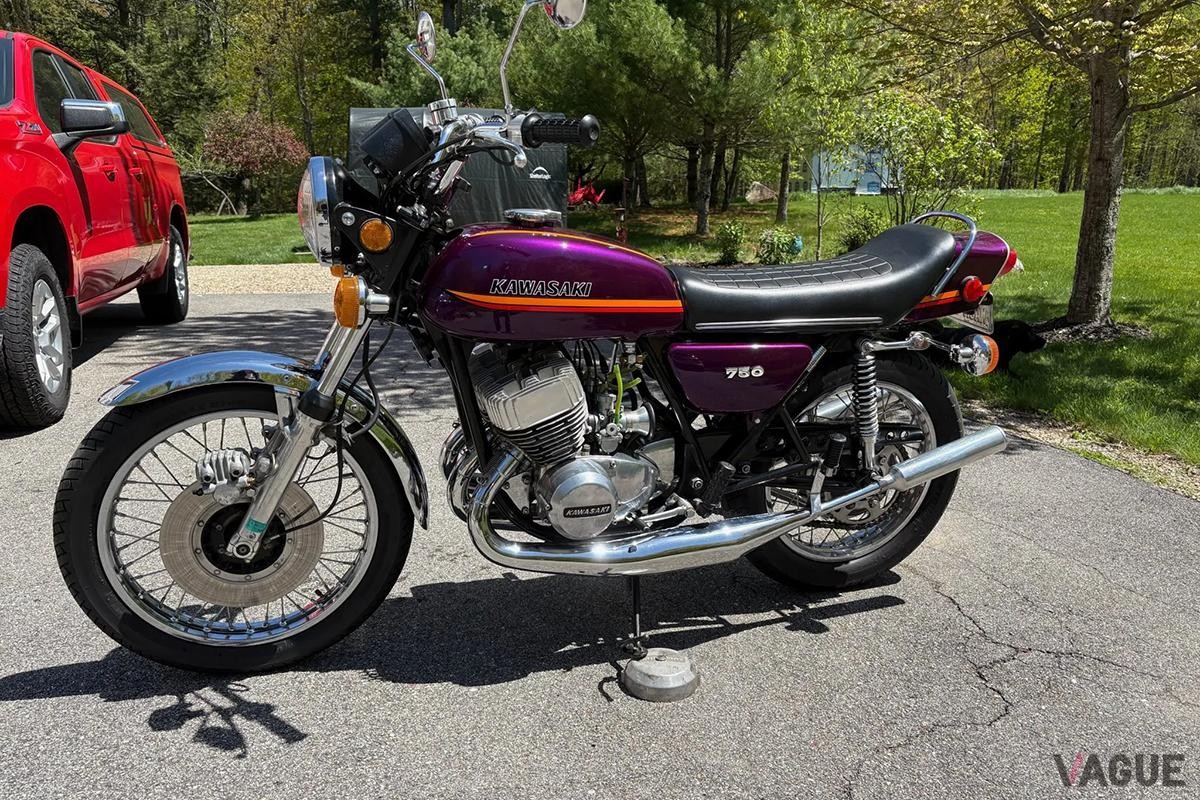 米国オークションサイトに出品、落札された1973年式カワサキ「H2マッハIV」