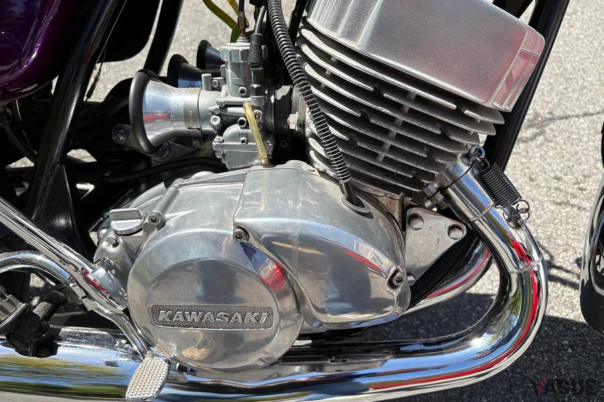 米国オークションサイトに出品、落札された1973年式カワサキ「H2マッハIV」