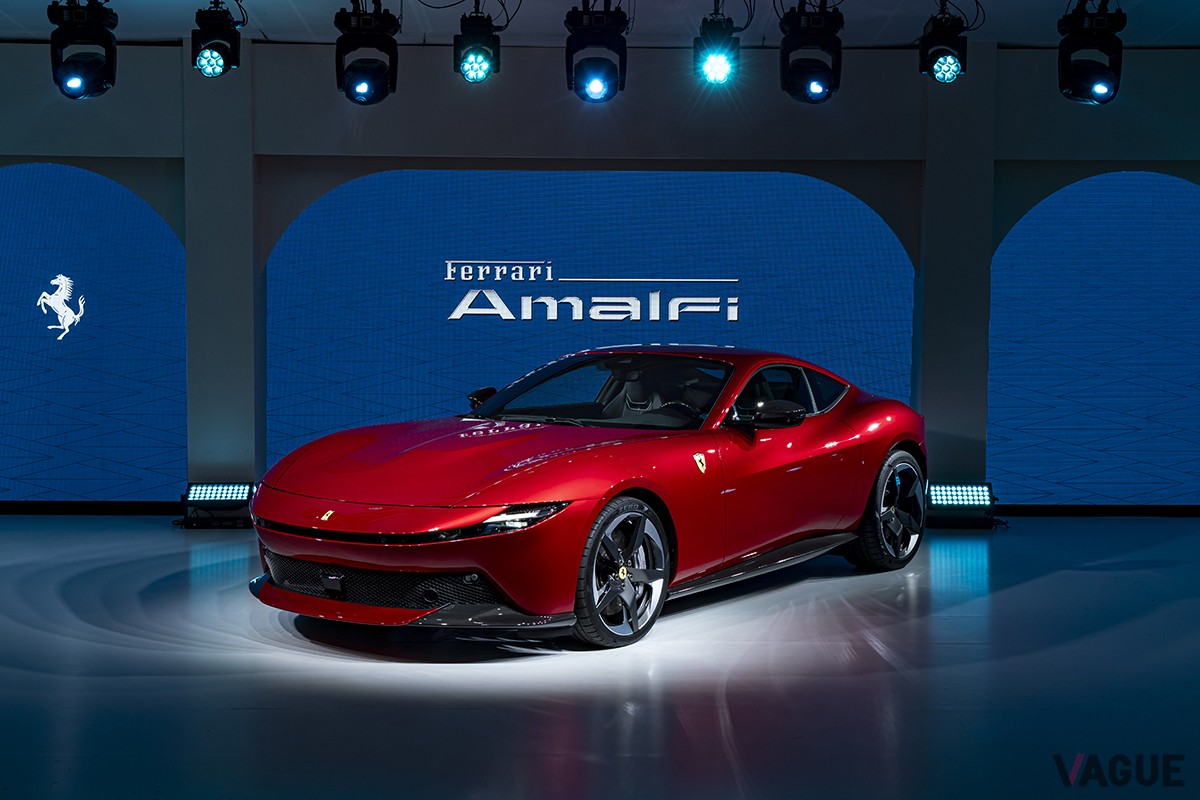 日本で初披露されたフェラーリ新型「アマルフィ」