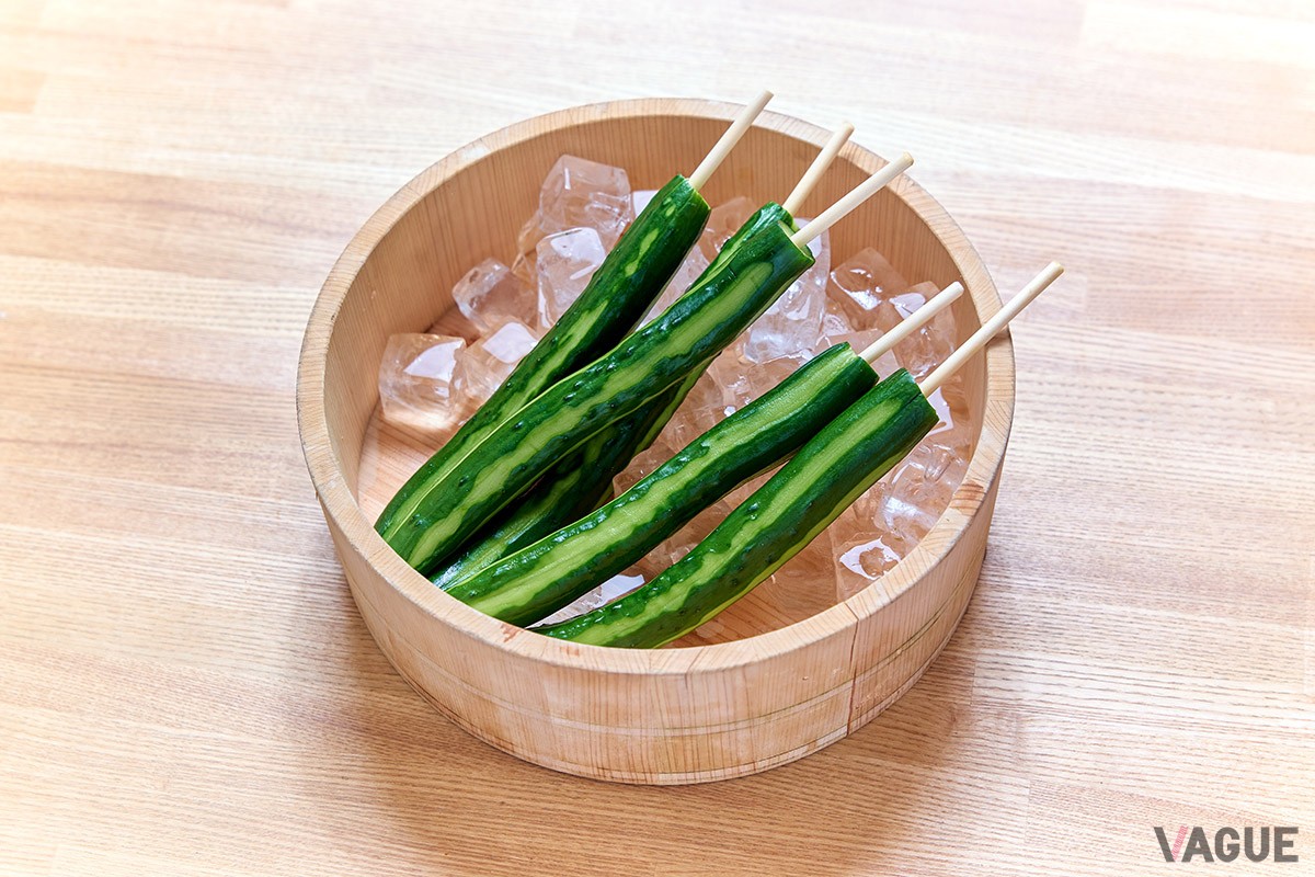 船内売店フードメニュー（有料）島塩のきゅうり1本漬け