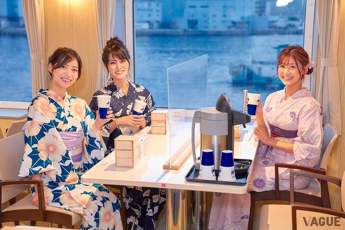 東京・竹芝桟橋に停泊中の大型客船「さるびあ丸」が今夏、船上ビアガーデンになる