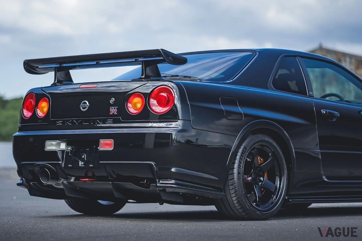 1999年式の日産R34型「スカイラインGT-R Vスペック」