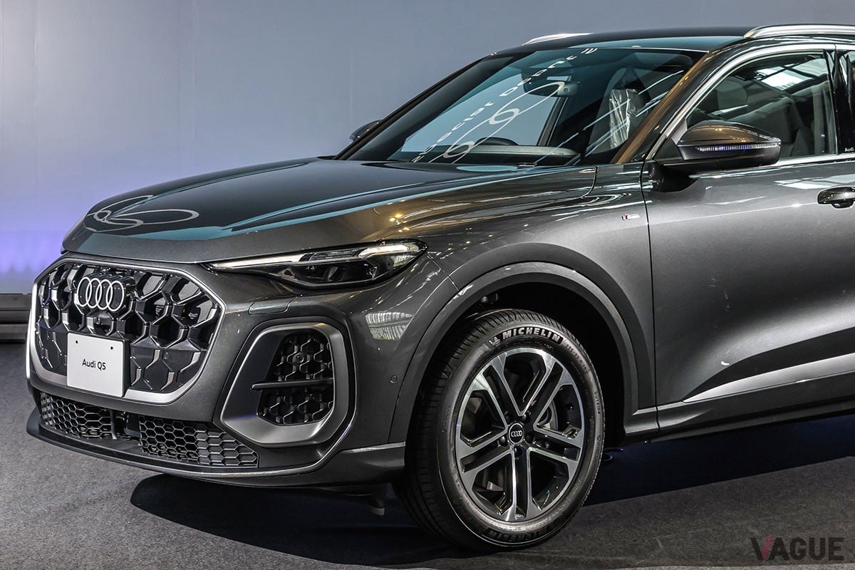 アウディのミドルSUV新型「Q5」の発表会