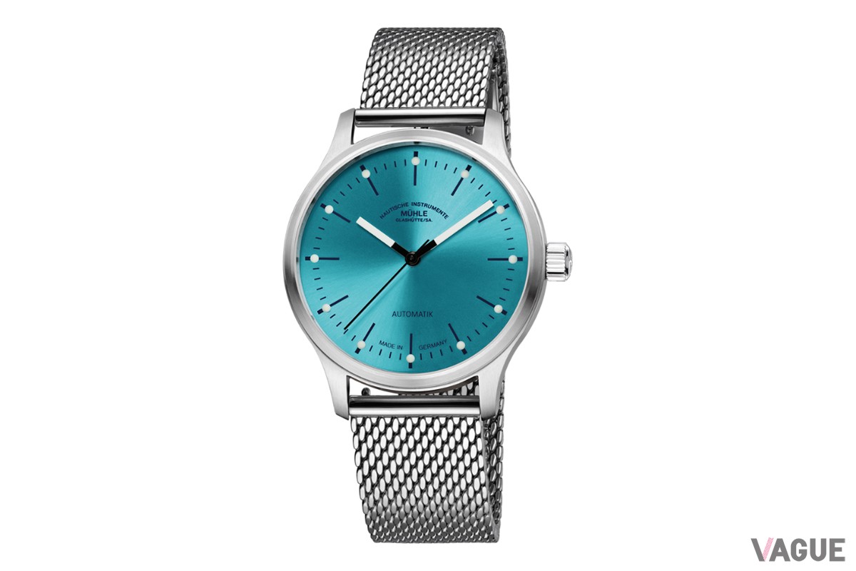 「ミューレ・グラスヒュッテ Panova Turquoise Blue」（品番：M1-40-79-MB、17万6000円 消費税込）