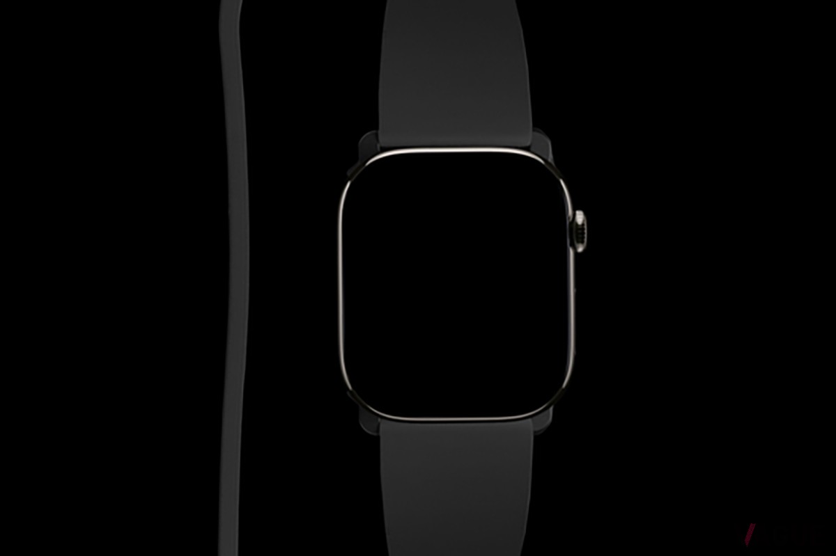 「MinZ FKM mono Band for Apple Watch 49mm/46mm」ブラック（7700円 消費税込）
