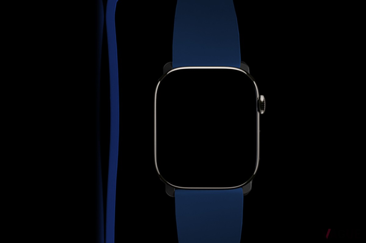 「MinZ FKM mono Band for Apple Watch 49mm/46mm」ネイビー（7700円 消費税込）