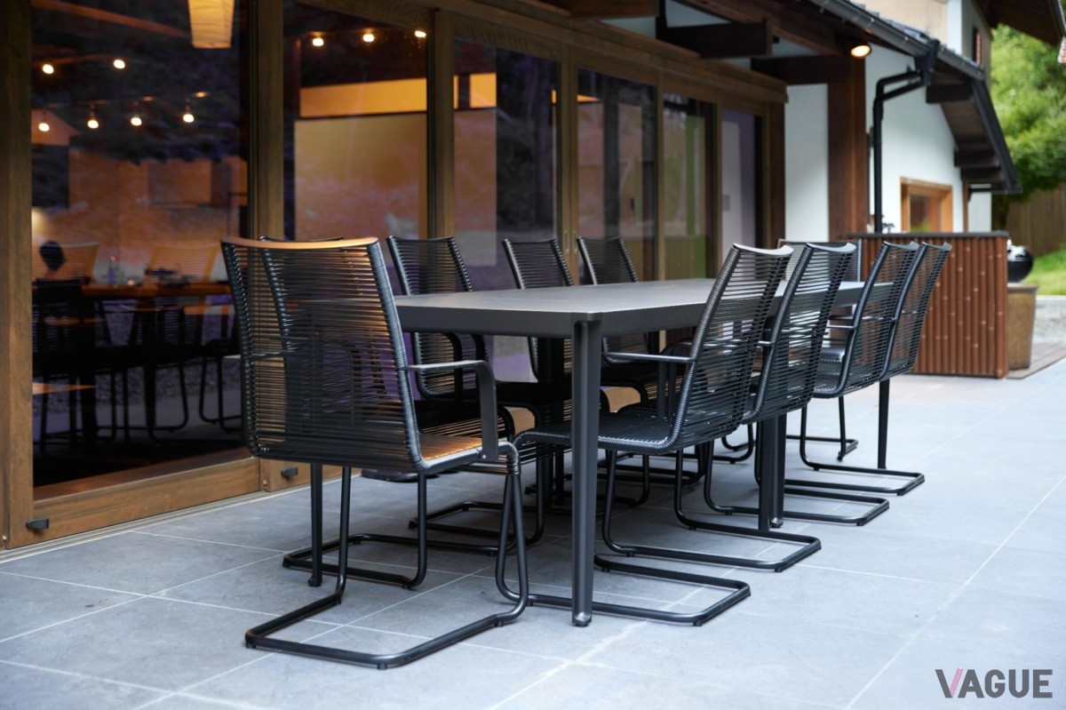 バーベキュー可能なテラス