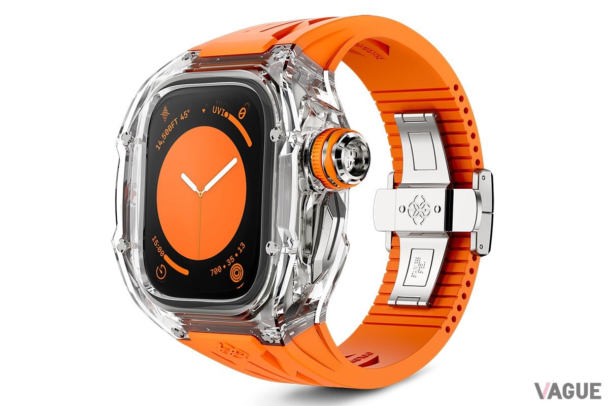 「ゴールデンコンセプト アップルウォッチケース RSTRIII49  Sunset Orange」Apple Watch Ultra/Ultra2専用モデル（17万6000円 消費税込）