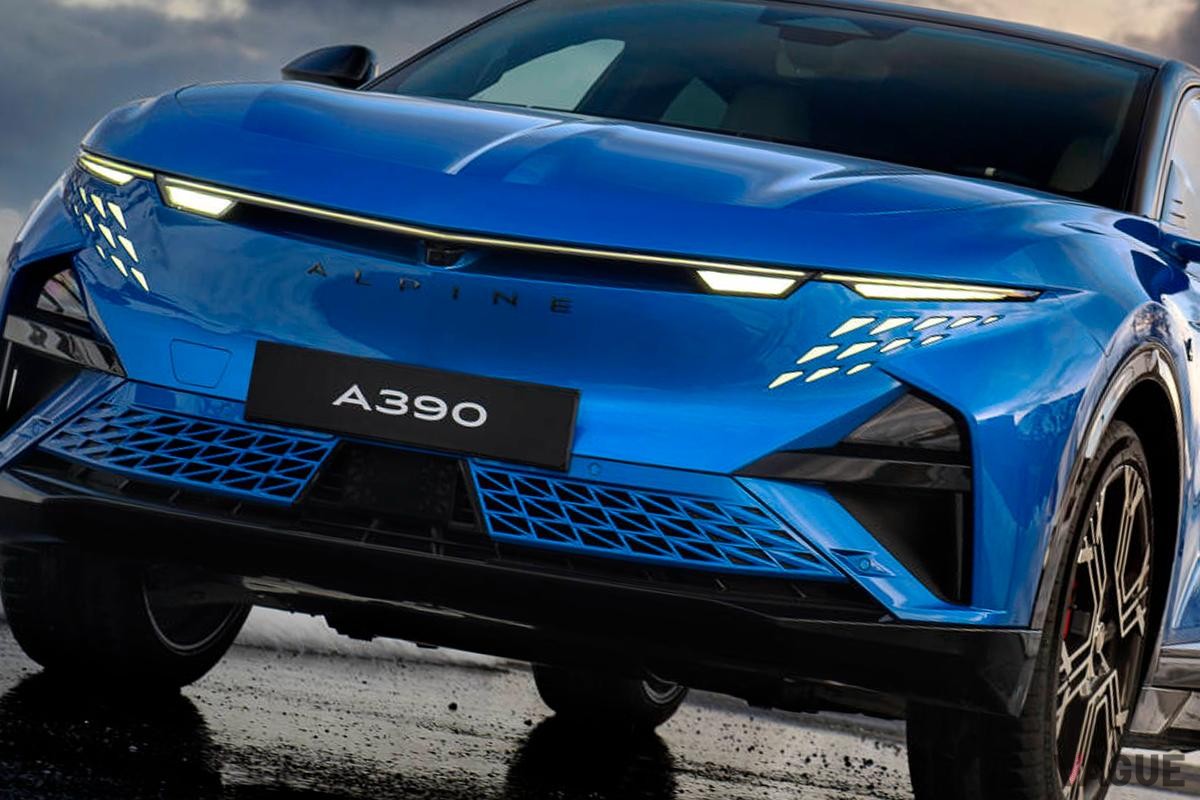 2025年5月27日に欧州で世界初公開されたアルピーヌ新型「A390」