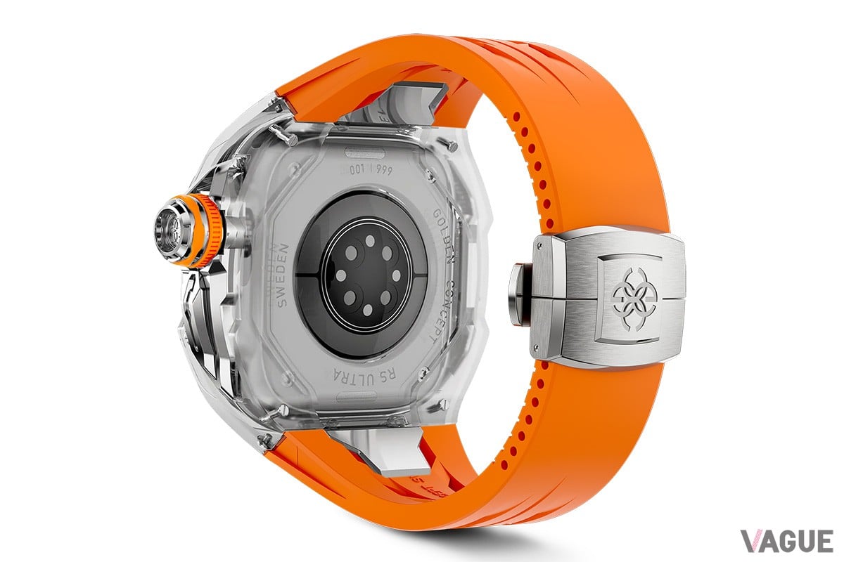 「ゴールデンコンセプト アップルウォッチケース RSTRIII49  Sunset Orange」Apple Watch Ultra/Ultra2専用モデル（17万6000円 消費税込）