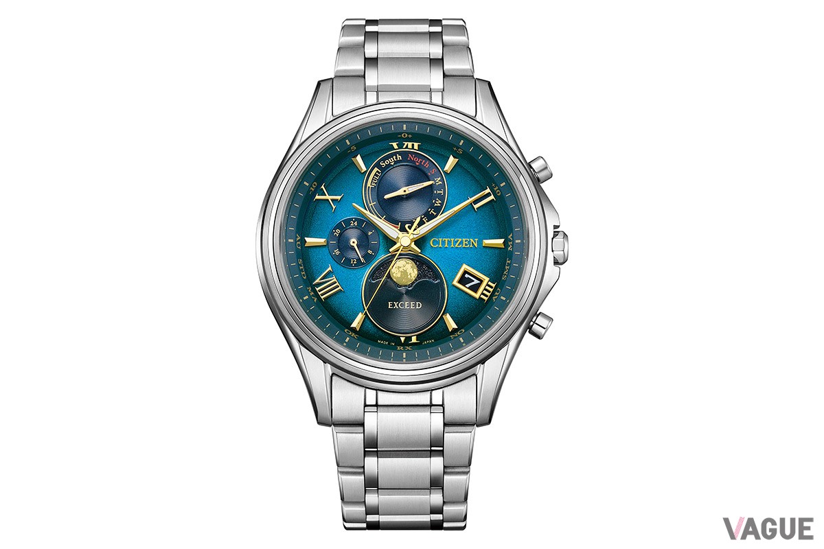 ケースとブレスレットの表面にはシチズン独自の表面硬化技術「デュラテクトプラチナ」が施されている