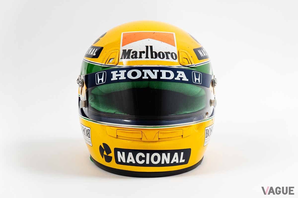 アイルトン・セナ　ヘルメット　F1 アイルトン・セナ 1992日本グランプリ レプリカヘルメット入荷