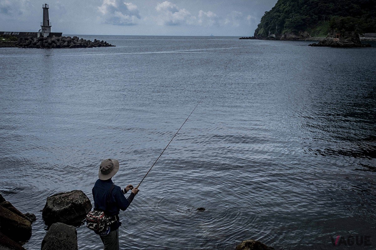 磯でのフィッシング