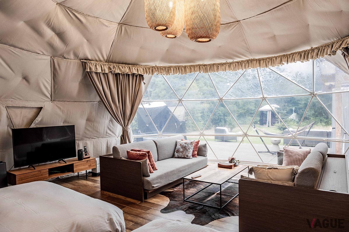 グランピング施設「Blue Eden」