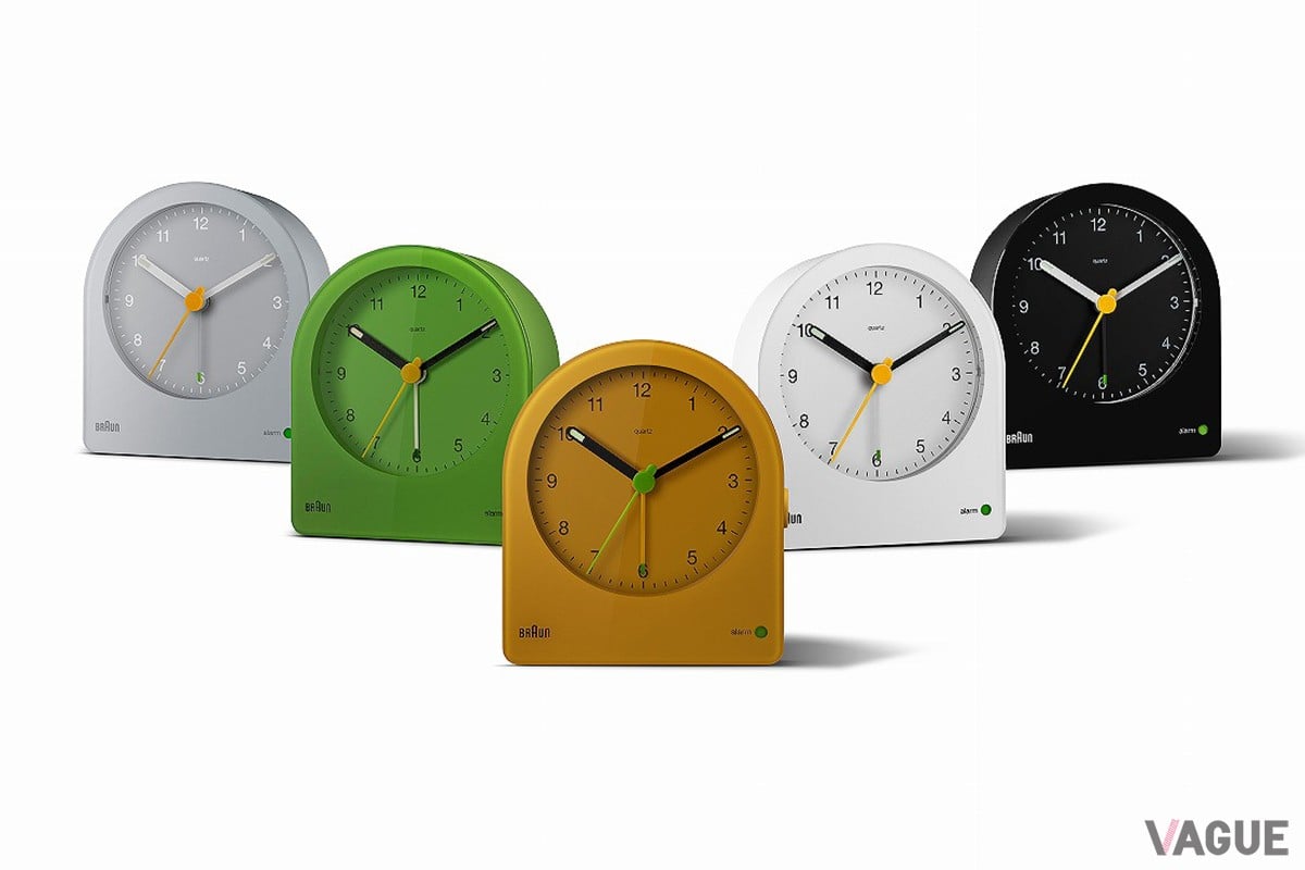 ブラウンの名作クロックが復刻！ グリーン＆イエローが映える