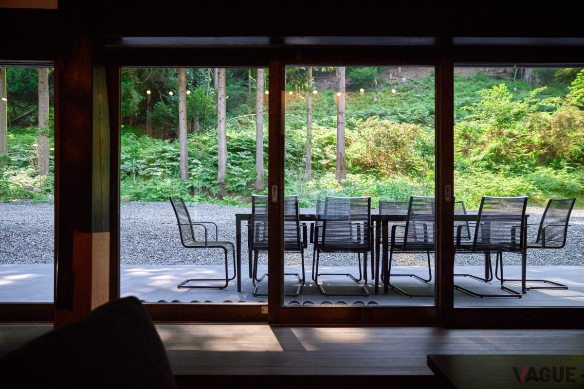 LDKの大開口の窓からみた景色