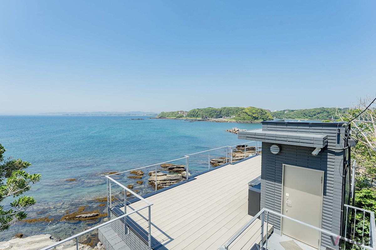 広々とした空と海を独り占め