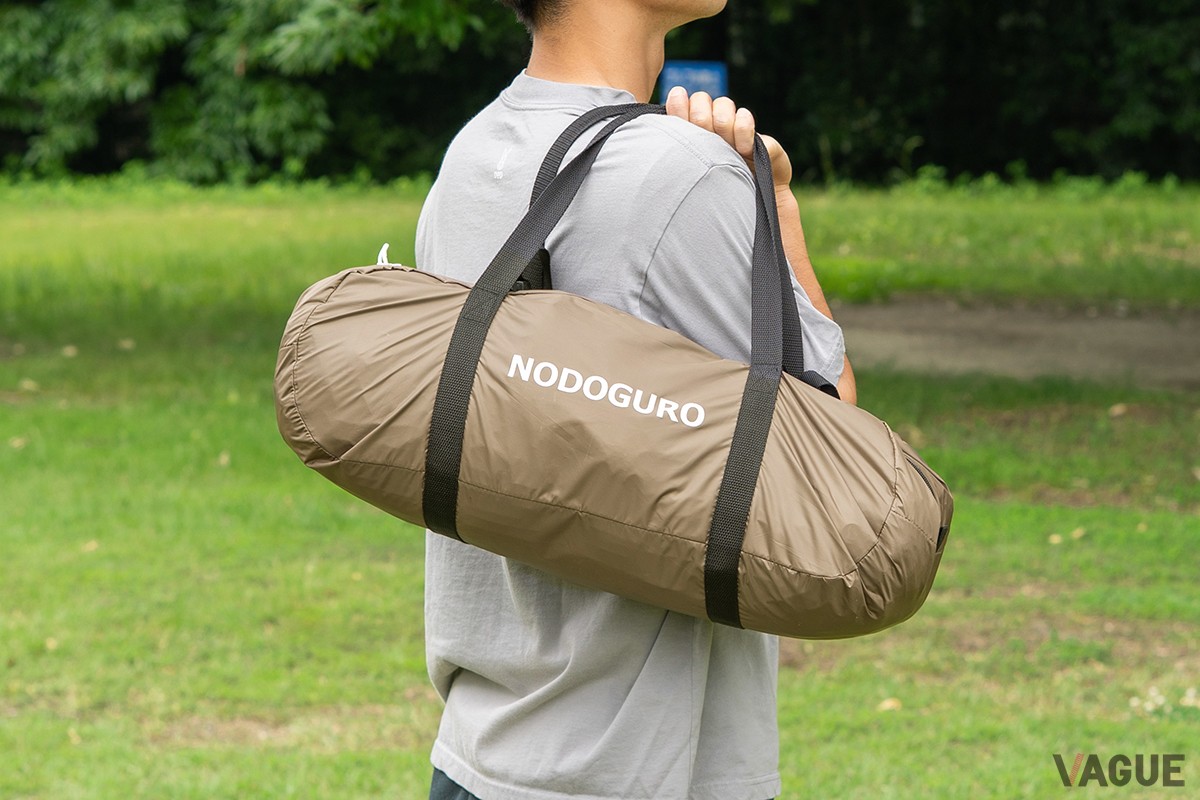 大型ながらコンパクト収納