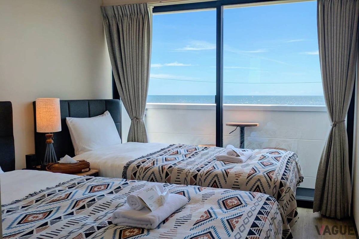 全室オーシャンフロント、全室プライベートテラス付き