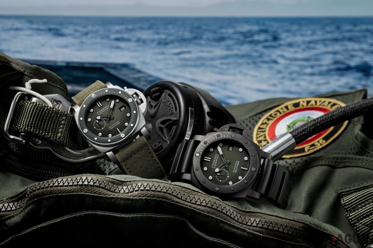 イタリア海軍の精鋭部隊“アヴィアツィオーネ・ナヴァーレ”にフォーカスした最新作、「サブマーシブル マリーナミリターレ」と「サブマーシブル マリーナミリターレ カーボテック」