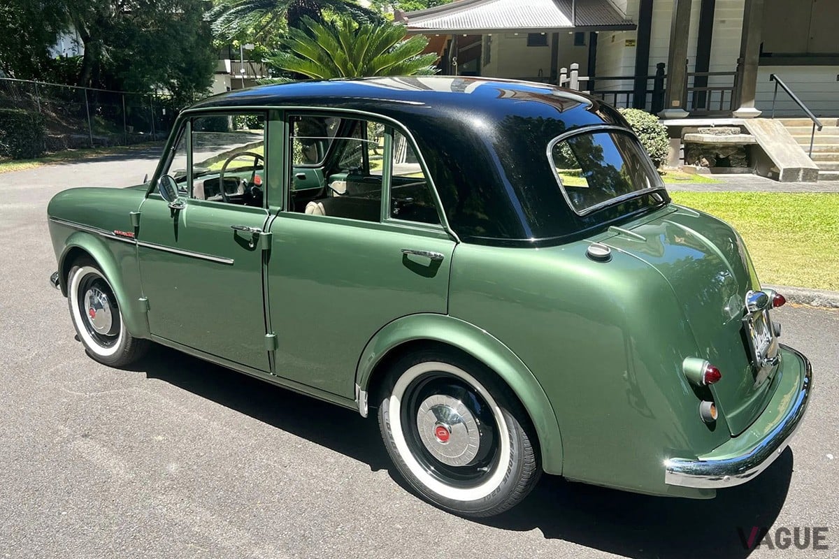 ダットサン「1000」の210型は1957年に登場。日産が北米市場に進出する際の足がかりとなった