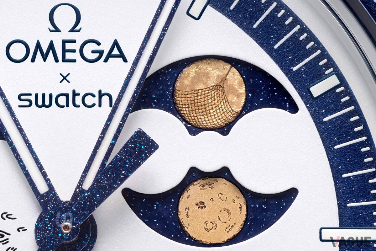 ひとつはスヌーピーの世界観を反映した独特のスタイル、もうひとつはスタージョン漁の網のような模様があしらわれたムーンフェイズ