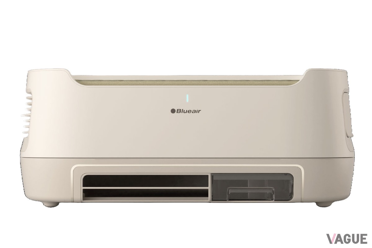 空気清浄機のオールインワン設計なので、別置き不要でデッドスペースゼロ、ワンルームやリビングにもすっきり収まるサイズ感