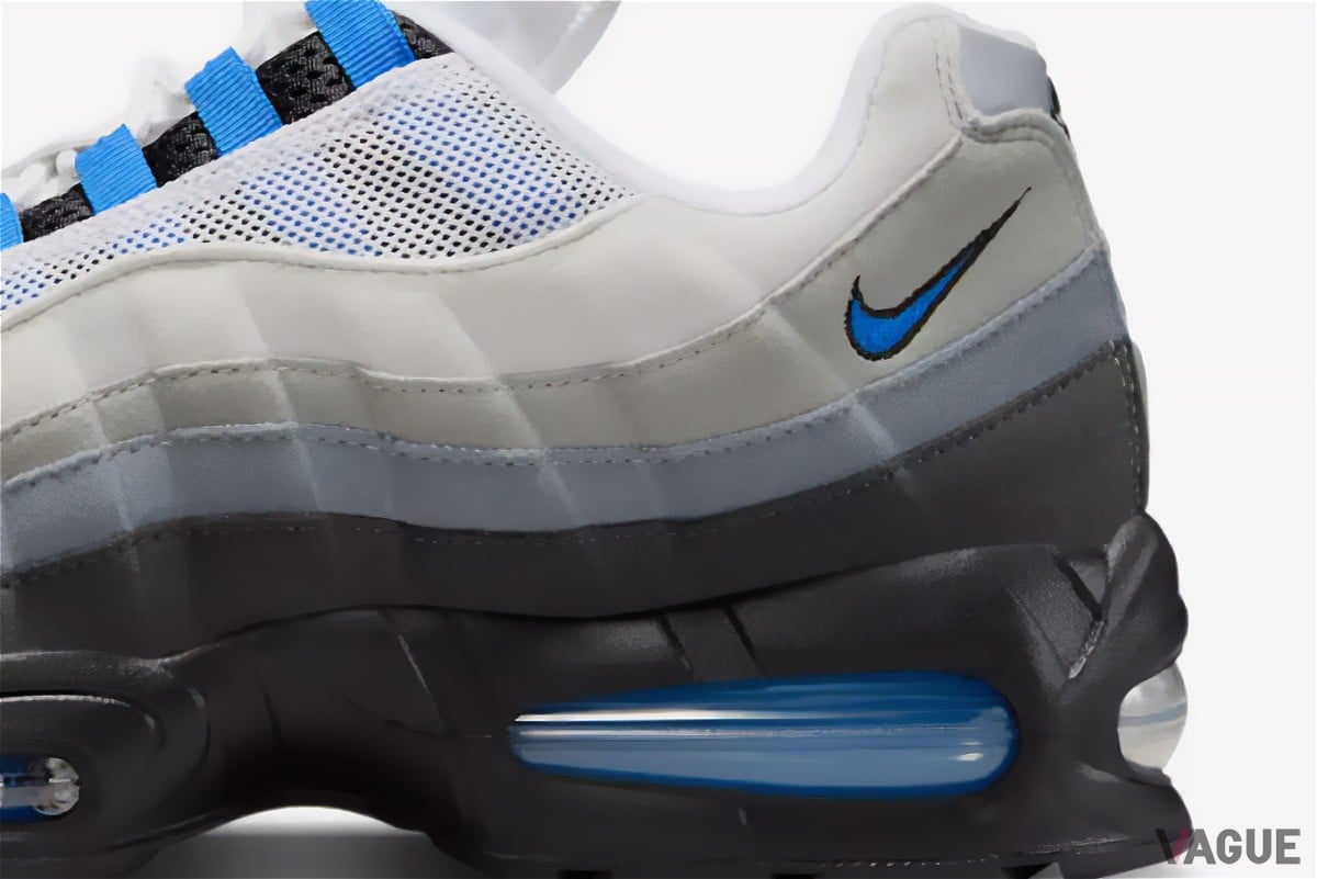 Nike Air Max 95 グレー/ブルー ナイキ「エアマックス95」に大人気カラー「グレー」の新色が登場