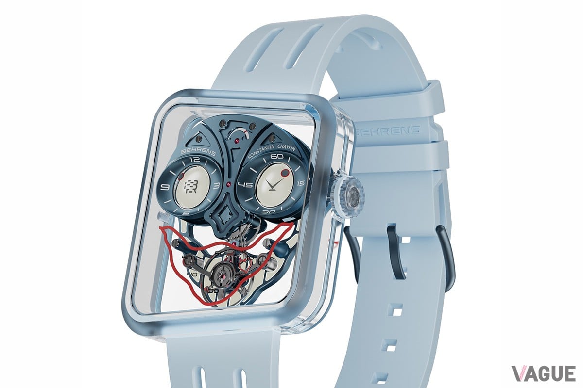 「BEHRENS × Konstantin Chaykin “Ace of Heart”」ブルー サファイアクリスタル（品番：BHR033SABL、80本限定、330万円 消費税込）