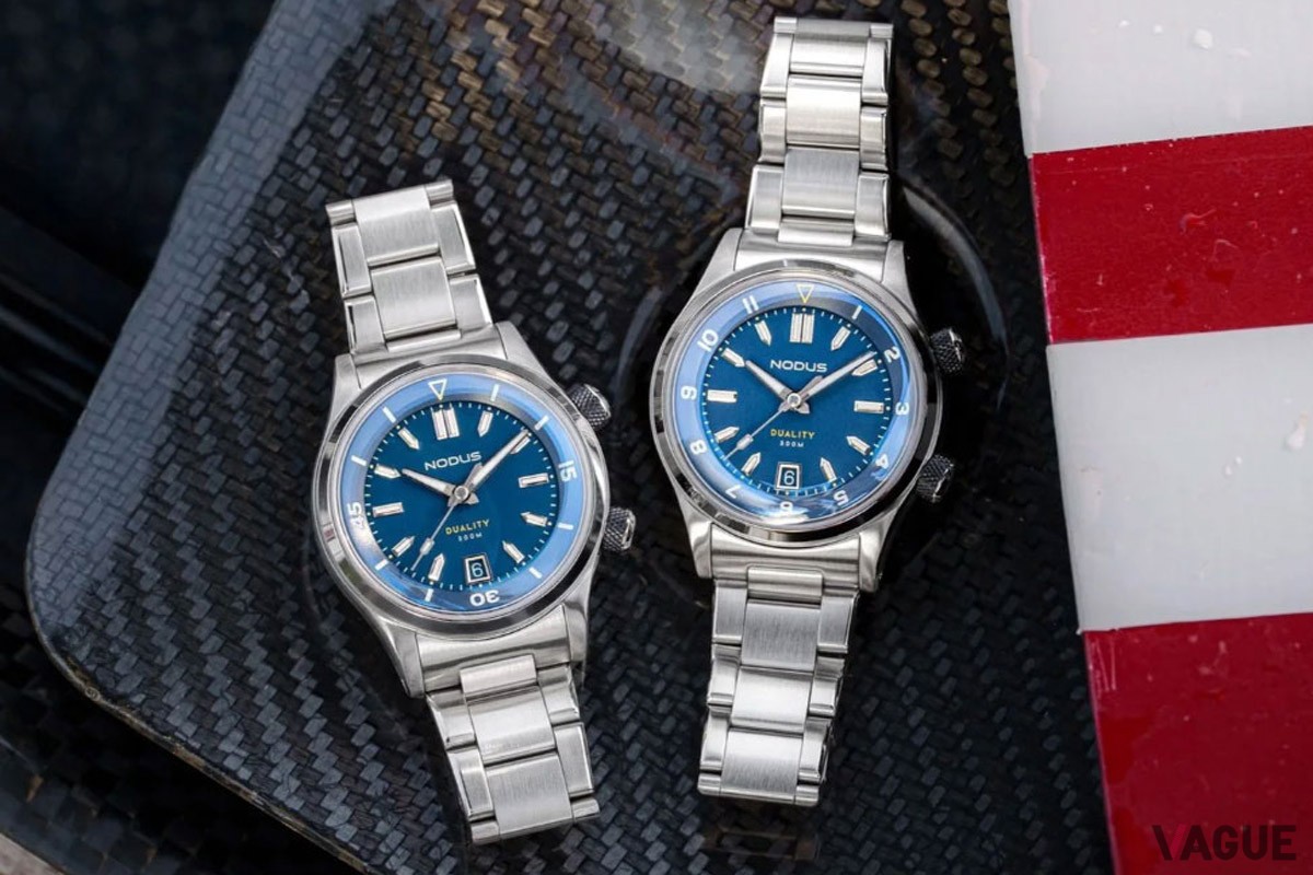 70年前に誕生したデュアルクラウン・ダイバーズウォッチを現代的に再構築した「Duality II Drift Blue」