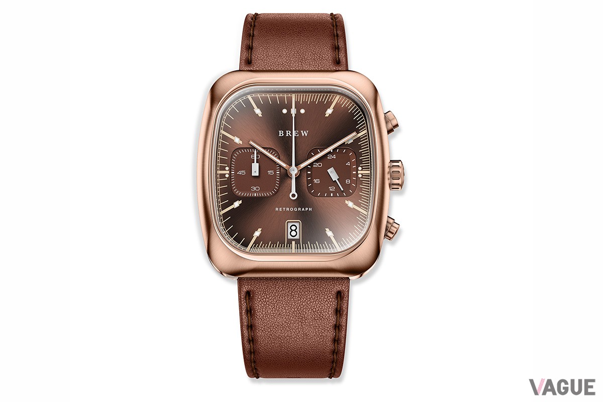 「BREW WATCH Retrograph - Espresso」（型番：RG-RTRO、5万9400円 消費税込）