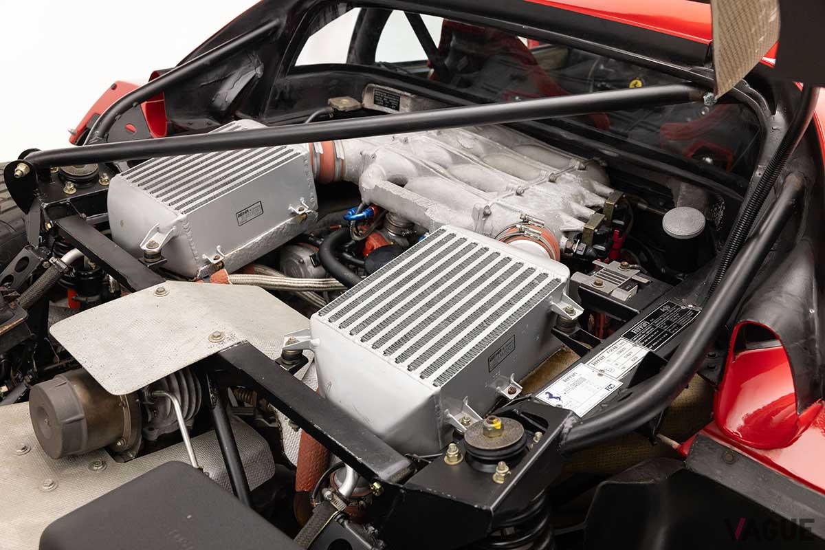 オークションに出品された走行距離360kmの1990年式フェラーリ「F40」(c)2025 Courtesy of RM Sotheby's