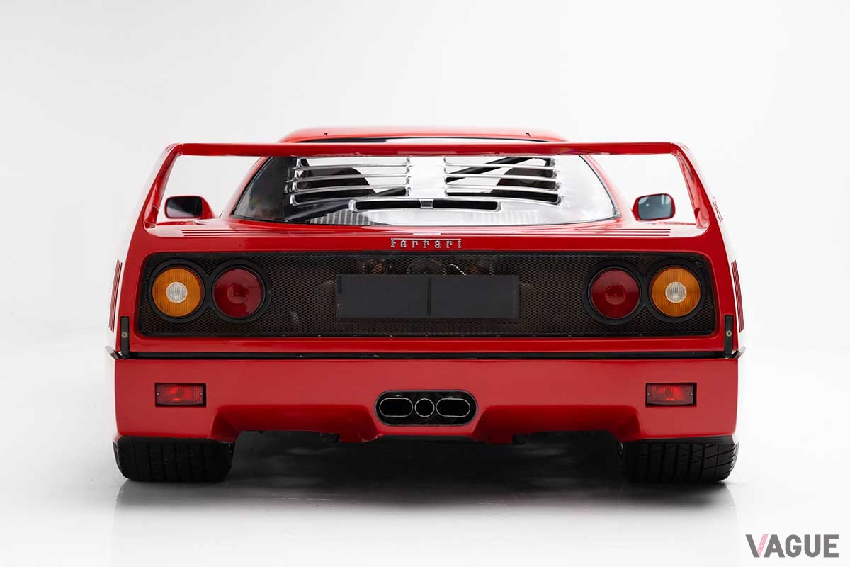 オークションに出品された走行距離360kmの1990年式フェラーリ「F40」(c)2025 Courtesy of RM Sotheby's
