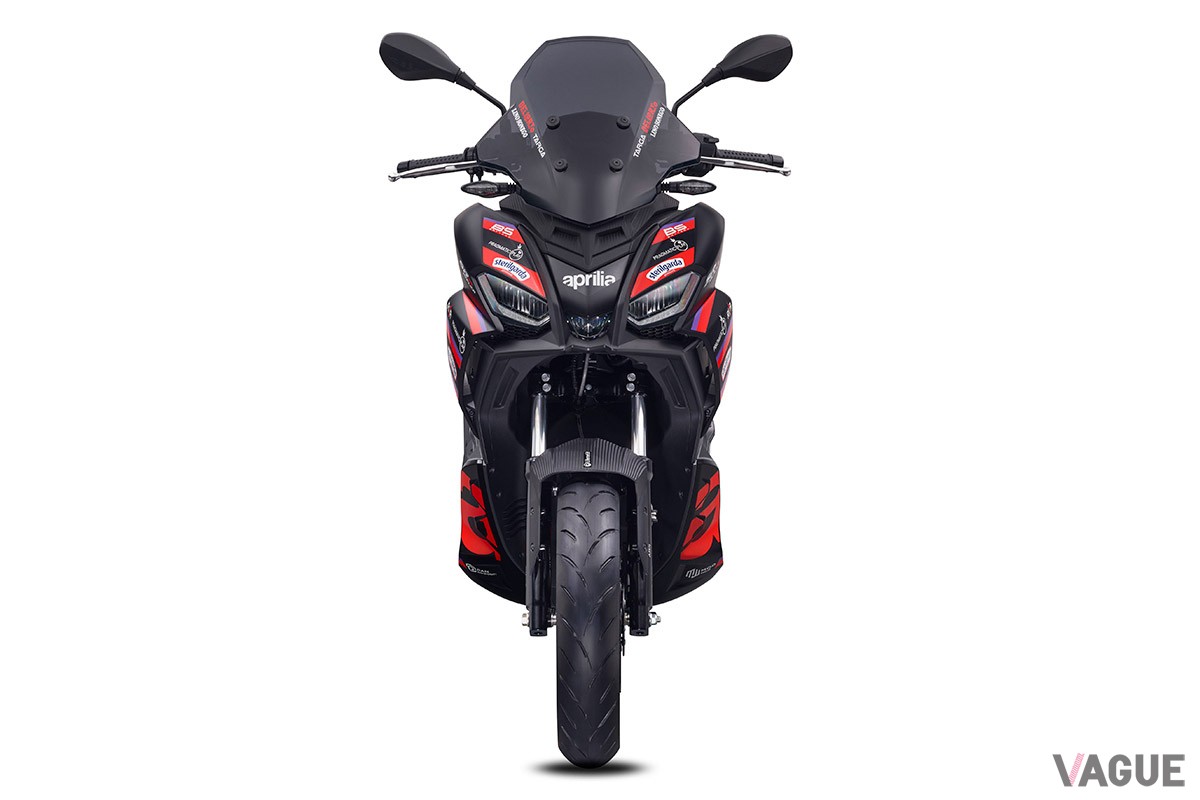 MotoGPマシンのグラフィックを忠実に再現したアプリリア「SR GT 200」の特別仕様車「SR GT 200 レプリカ」