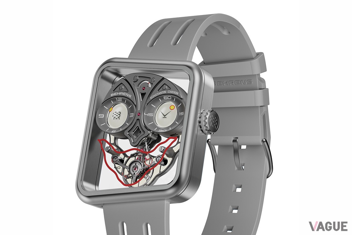 「BEHRENS × Konstantin Chaykin “Ace of Heart”」チタン（品番：BHR033TI、600本限定、165万円 消費税込）
