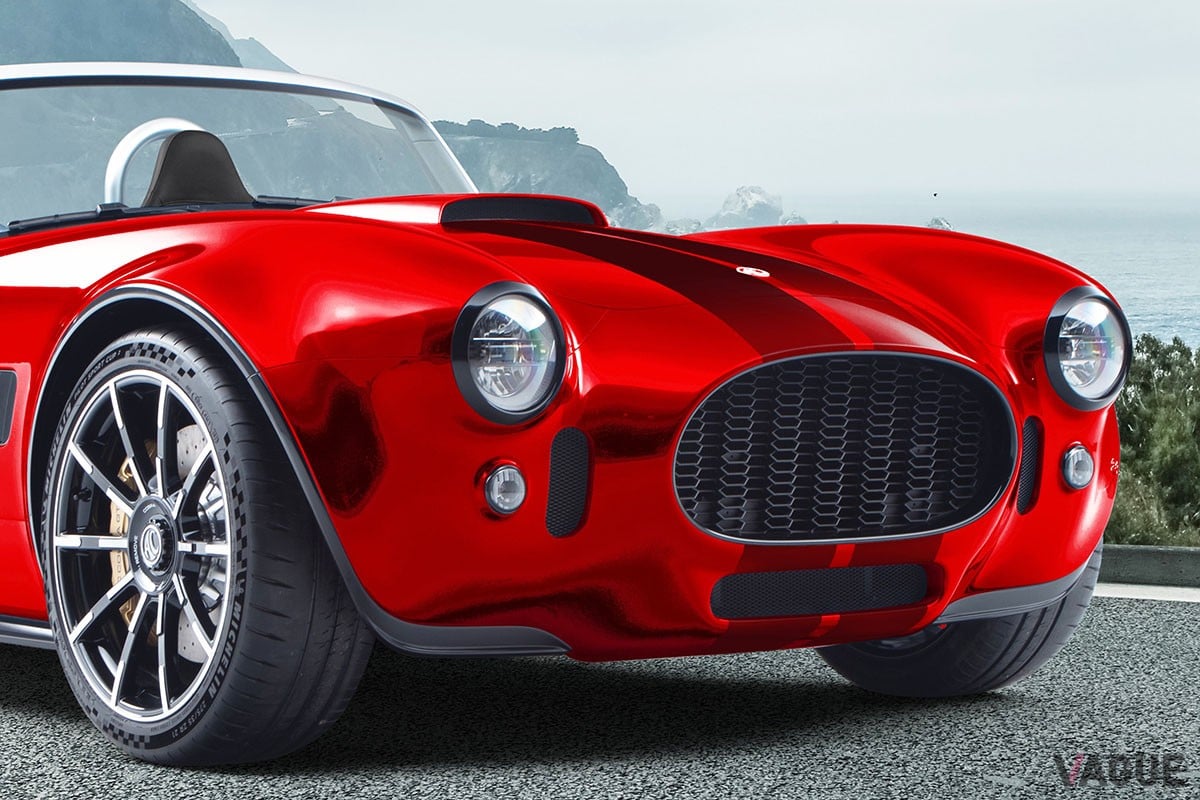 令和版コブラ”が米国「ペブルビーチ2025」に登場！ 663馬力のV8