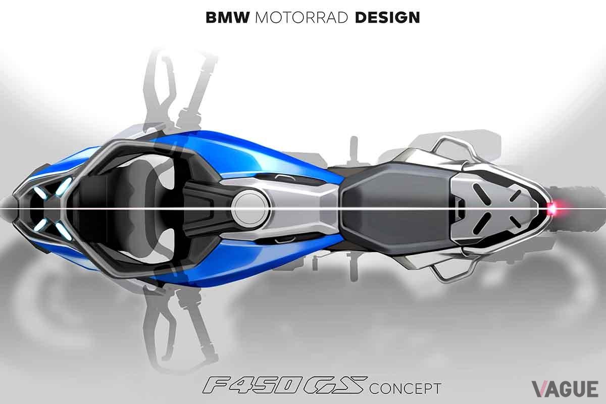 BMW「コンセプトF450GS」のデザイン画