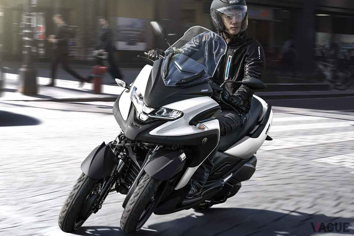 新色が追加されたヤマハ「トリシティ300 ABS」