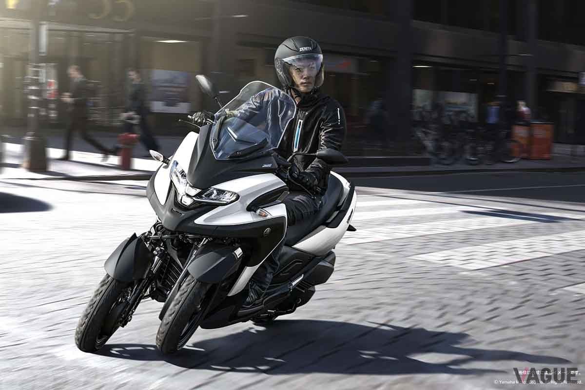 新色が追加されたヤマハ「トリシティ300 ABS」