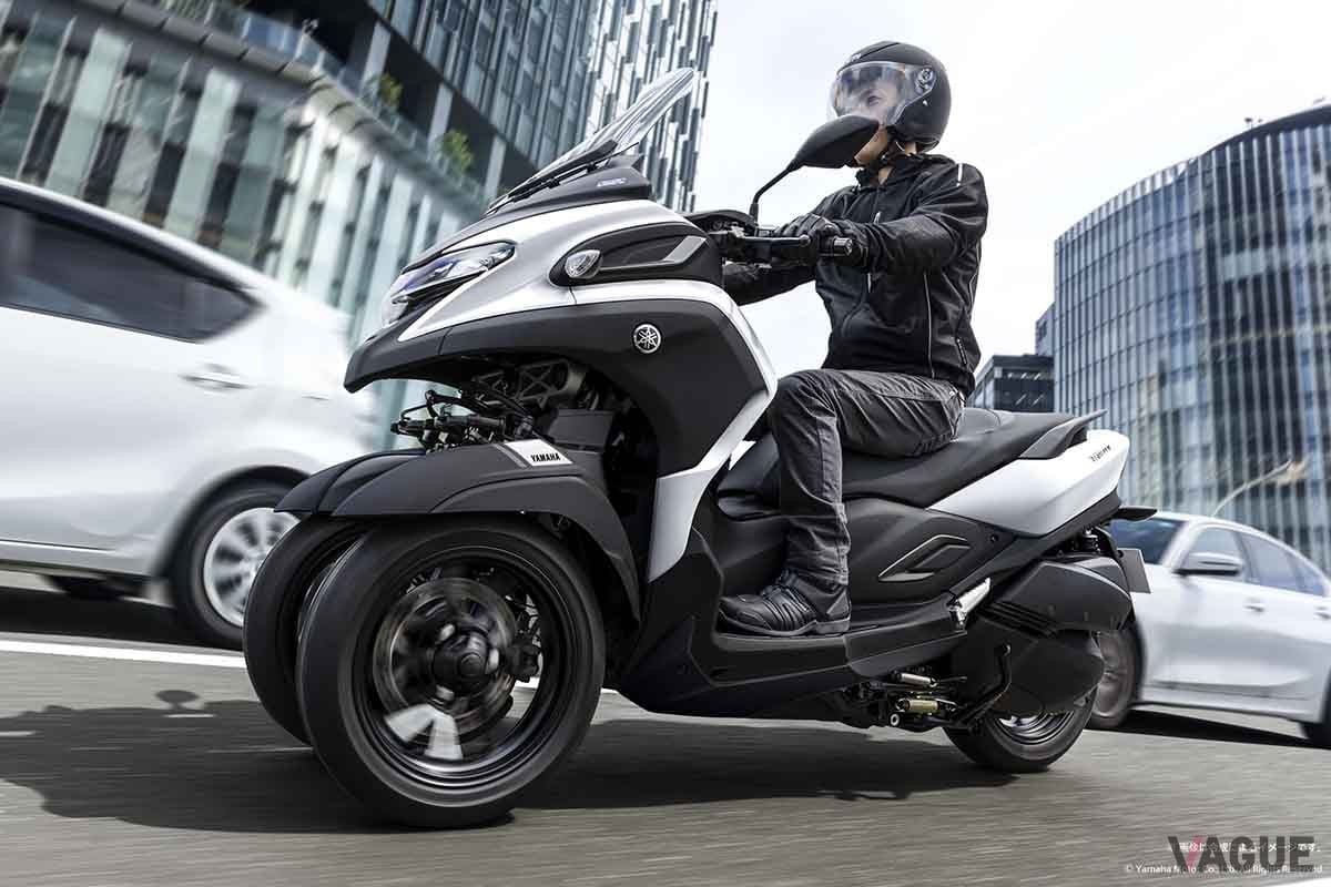 新色が追加されたヤマハ「トリシティ300 ABS」