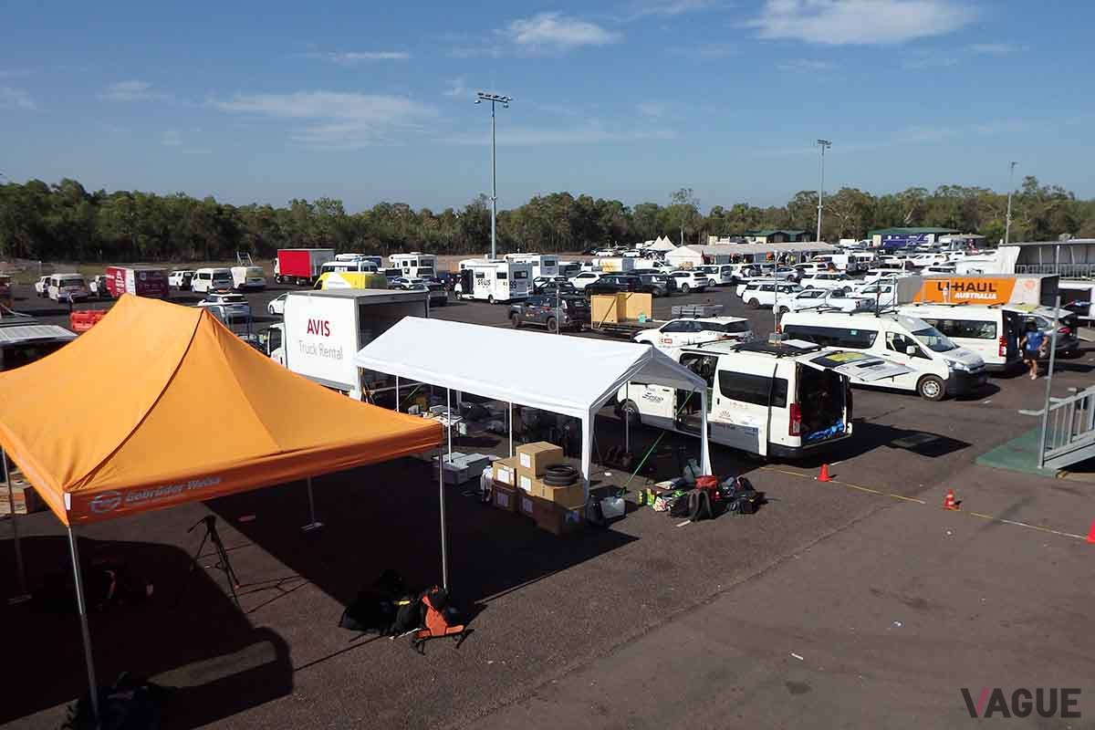世界最大級のソーラーカーレース「Bridgestone World Solar Challenge 2025（ブリヂストン・ワールド・ソーラー・チャレンジ2025=BWSC）」の様子