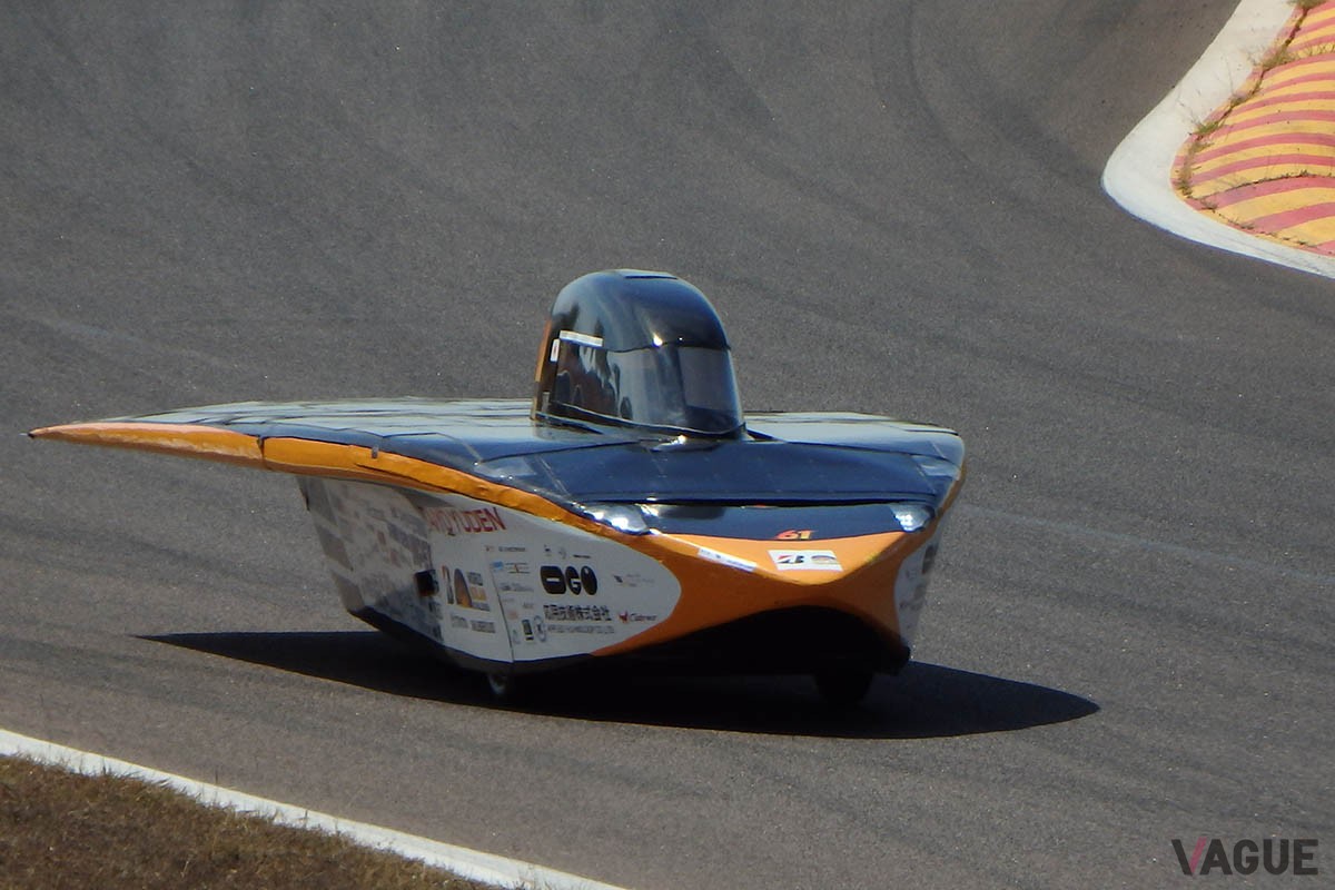 和歌山大学ソーラーカーチームのマシン＃61「YATA」