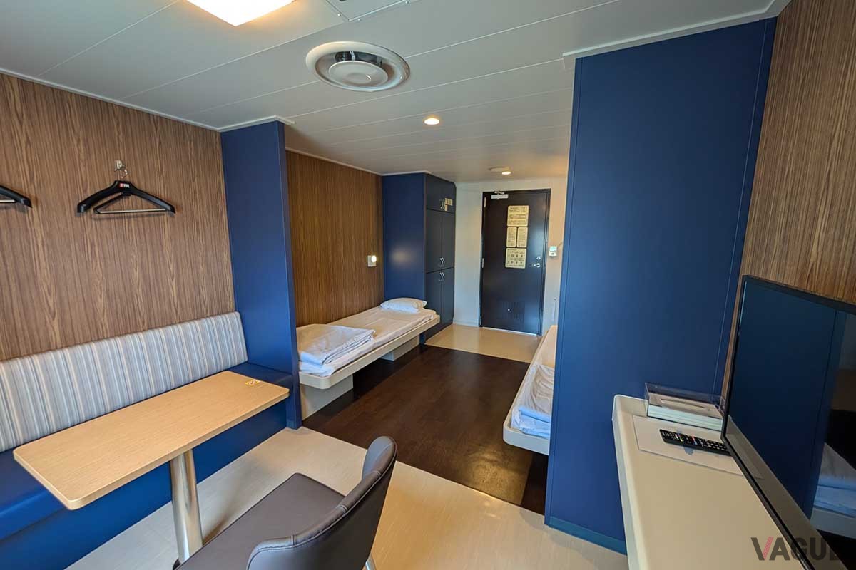 新造船「ブルーグレイス」船内