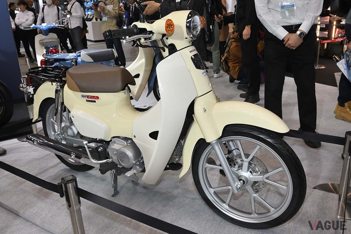2025年3月に開催された大阪モーターサイクルショーで初公開された新基準原付ホンダ「スーパーカブ110・Liteコンセプト」
