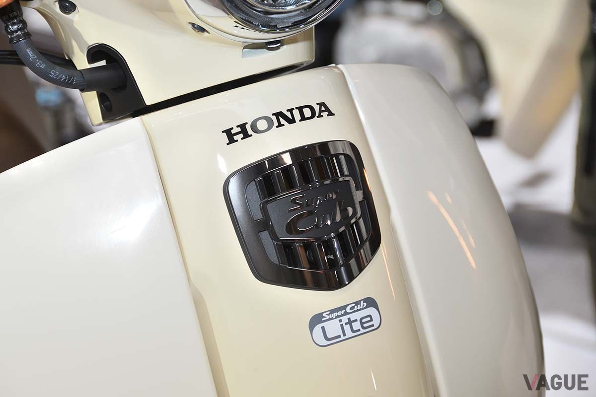2025年3月に開催された大阪モーターサイクルショーで初公開された新基準原付ホンダ「スーパーカブ110・Liteコンセプト」